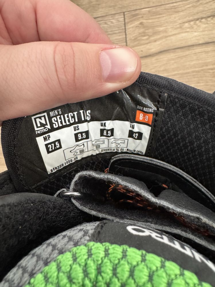 Сноуборд черевики Nitro select tls