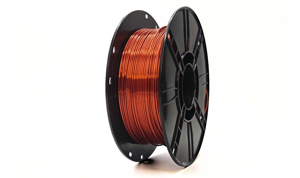 Filament 3D PLA 1kg 1.75mm Błyszczący Miedziany (Silk) do AMS lite