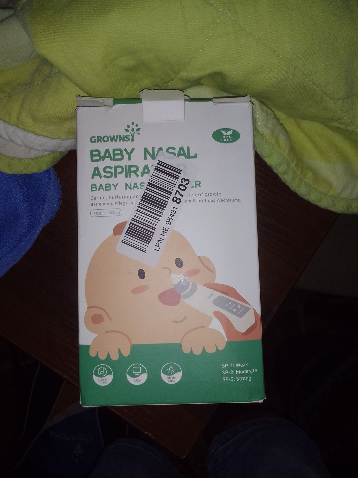 Baby asiral aspirator