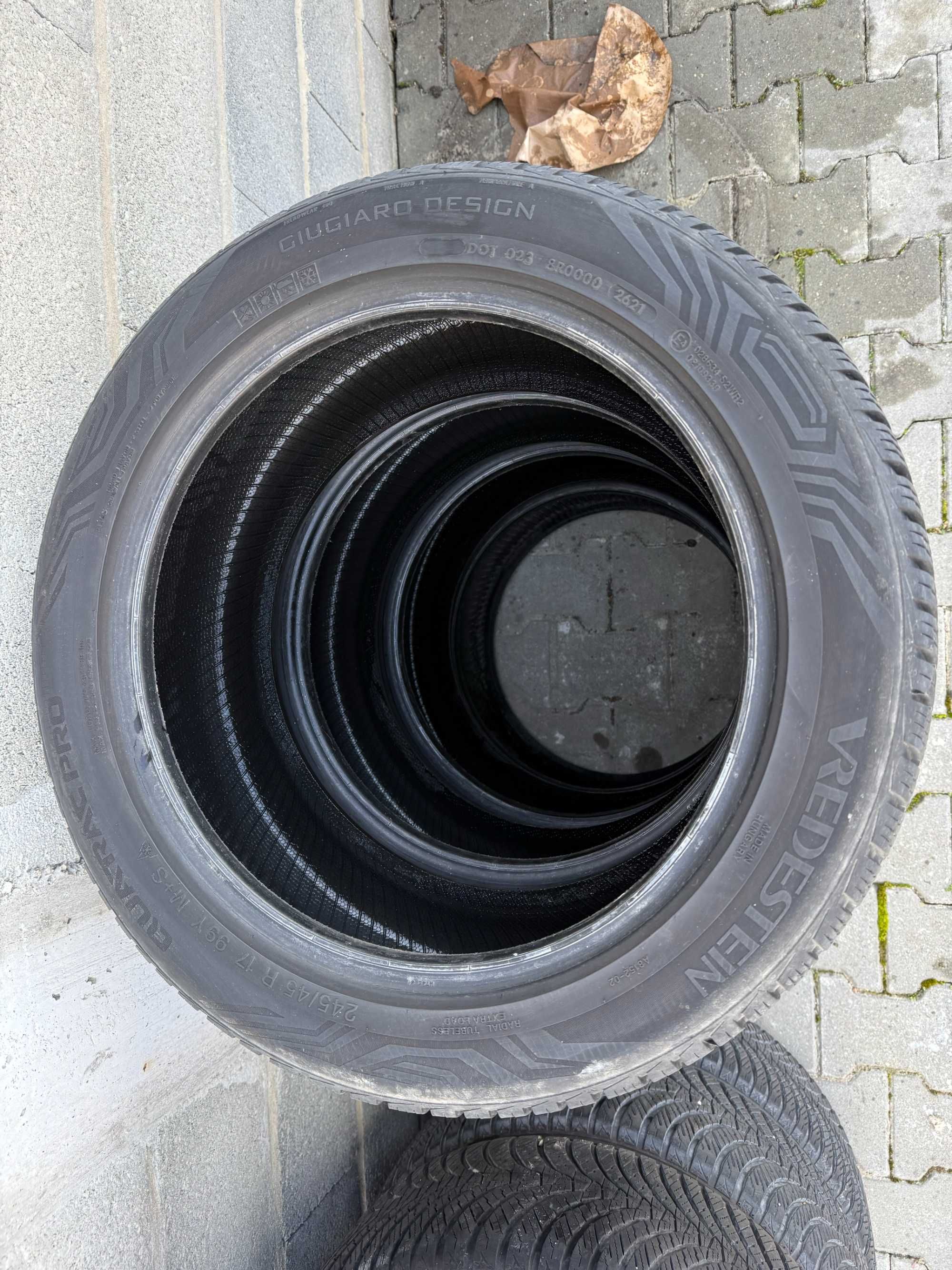 4 pneus 245/45 r17 semi novos