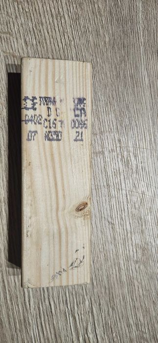 Łaty suszone strugane