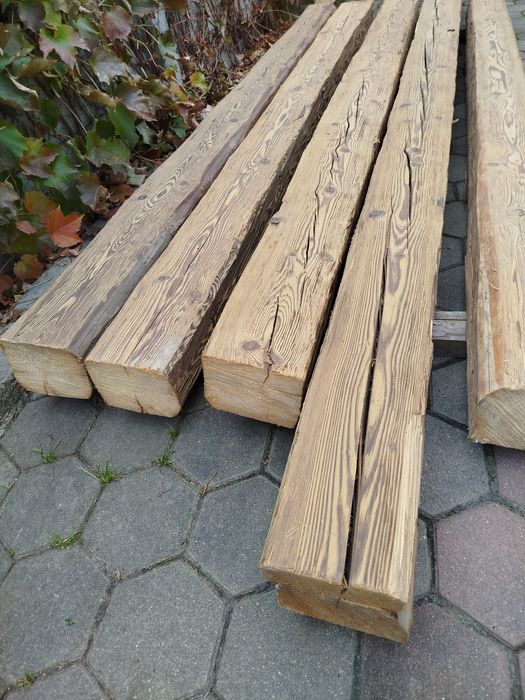 Belki rustykalne stu letnie orginalne modrzew .