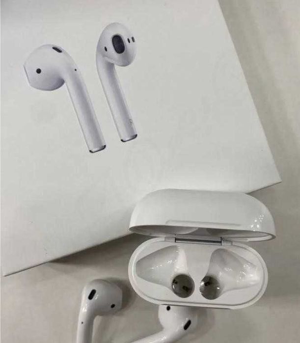 Топові Навушники аірподс 2 1в1 +чохол