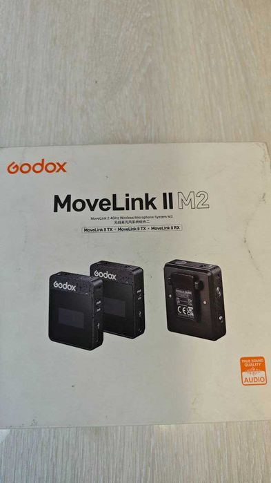 Бездротова Радіосистема Godox Movelink II M2/Петличний радіо мікрофон