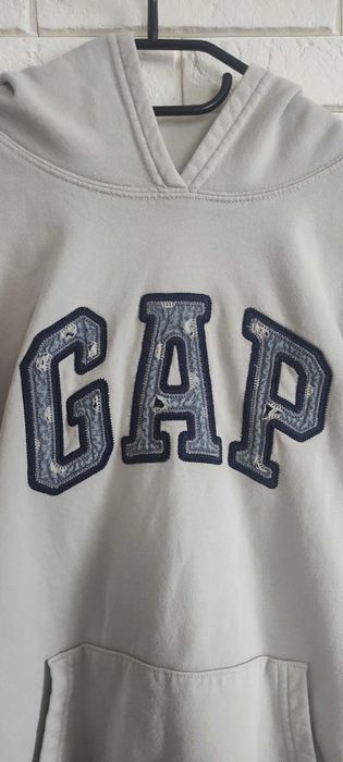Biało szara bluza GAP