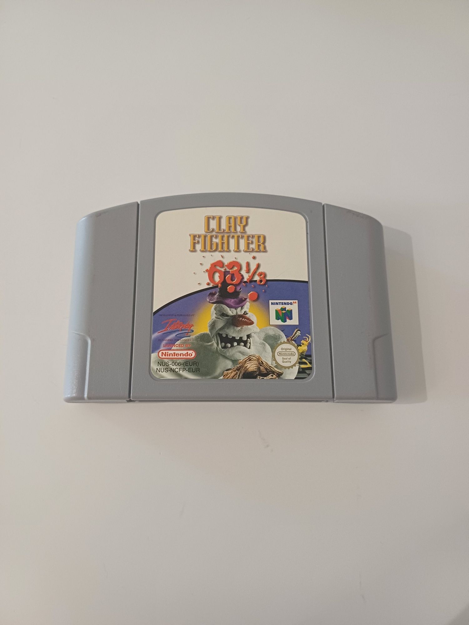 Clay Fighter 63 1/3 Nintendo 64 oryginalna angielska