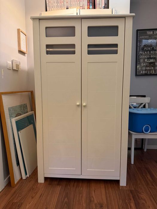 Zestaw Mebli Dziecięcych Bellamy: Szafa + Komoda (Kolor Ecru)