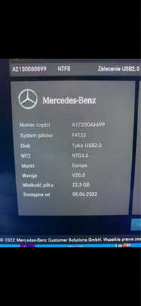 Mapy nawigacji Mercedes  z fotoradarami