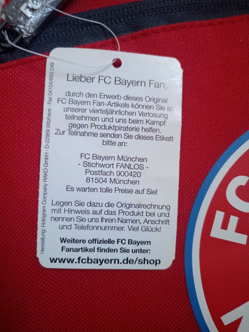Świetna dziecięca torba Bayern Monachium
