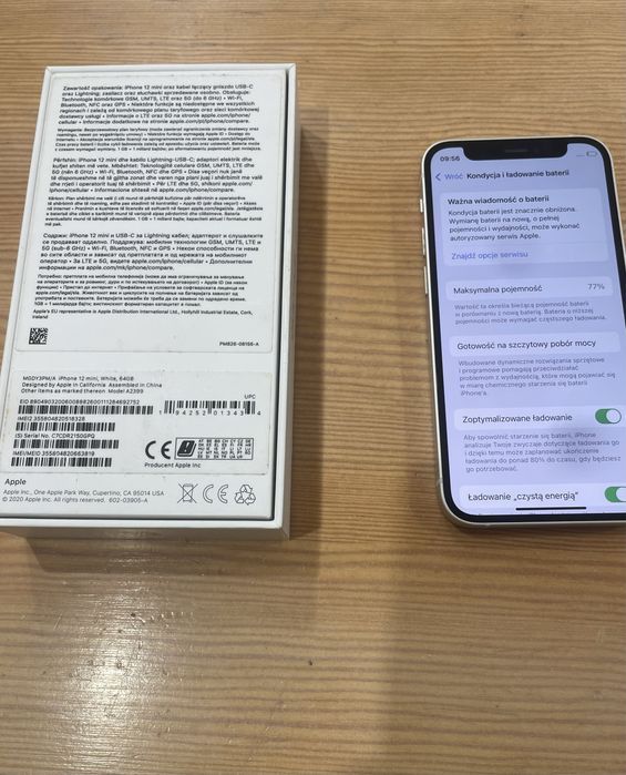 iPhone 12 mini 64GB BIAŁY stan bardzo dobry