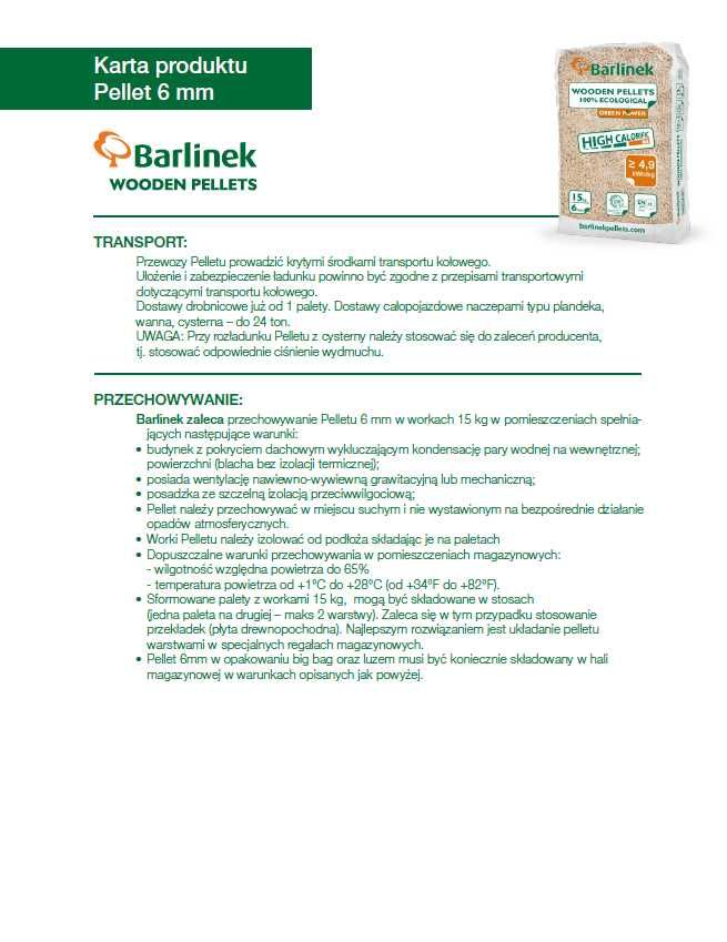 Pellet BARLINEK Pelet  6 mm Olczyk Lava Olimp Gold