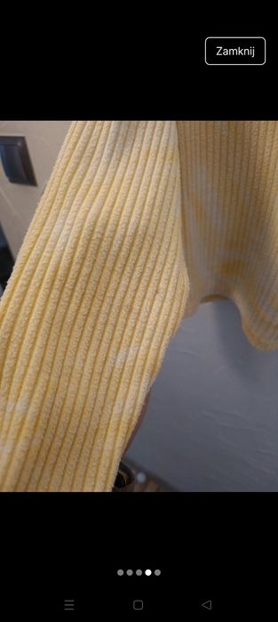 Żółty sweter/ bluza żółta HM 140/146/152