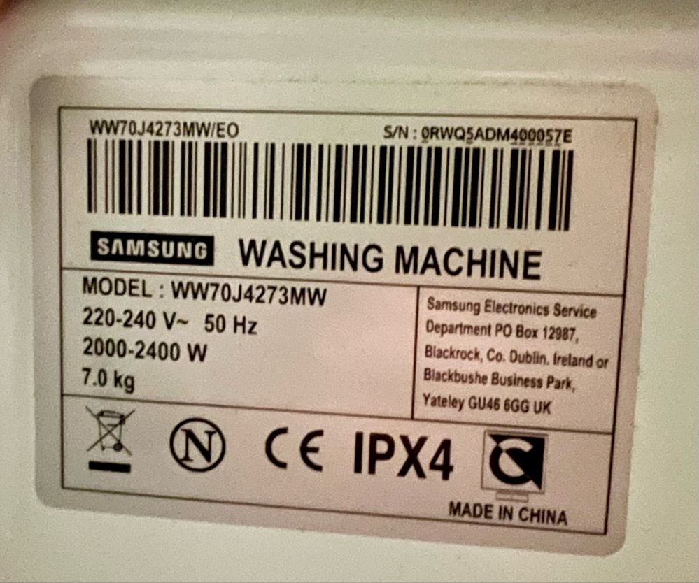 Pralka Samsung Ecobubble 7 kg