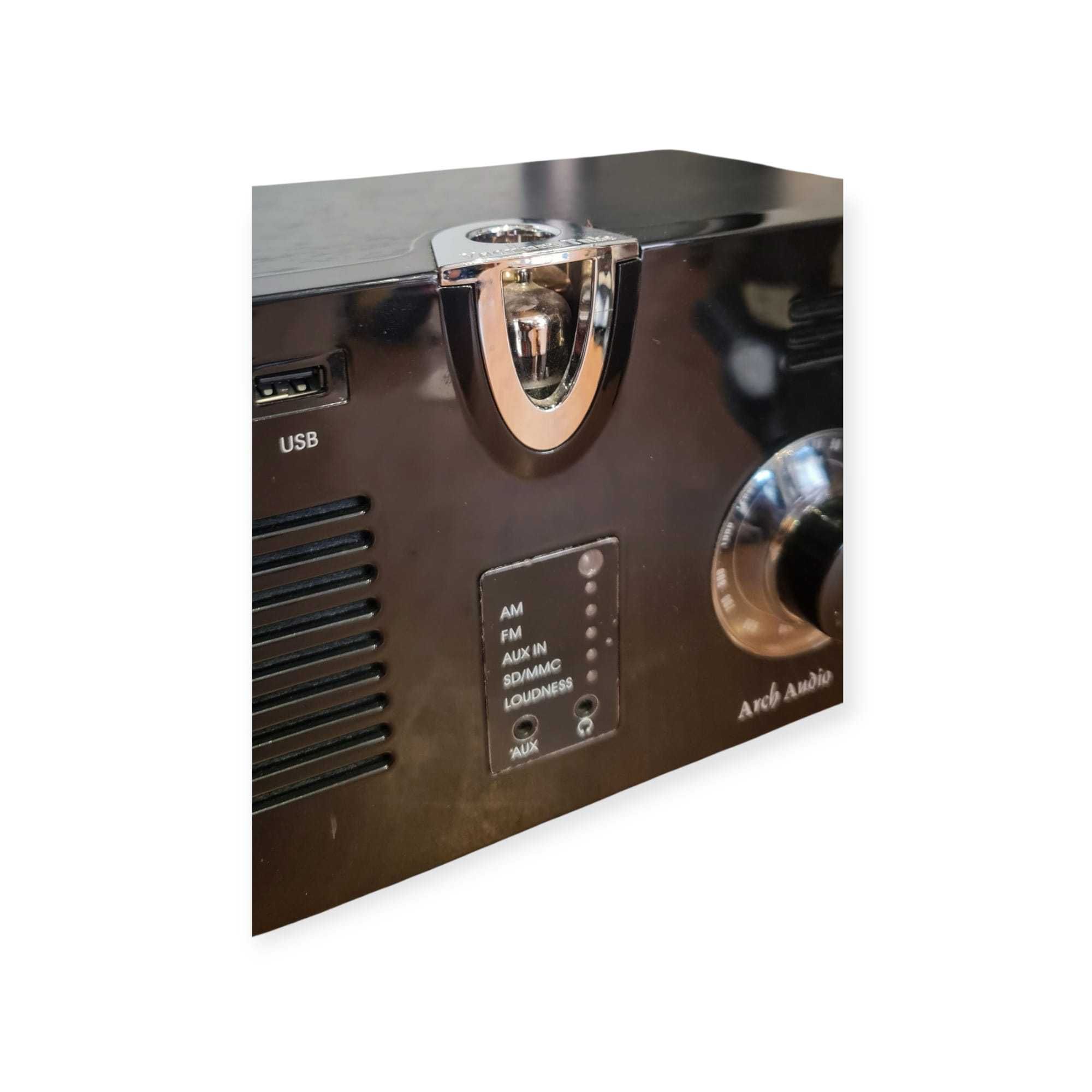 Rádio Arch Audio T1 – Válvula, AUX, USB, SD/MMC