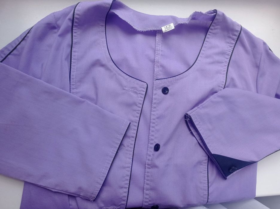 Медична сорочка фіолетова для жінок