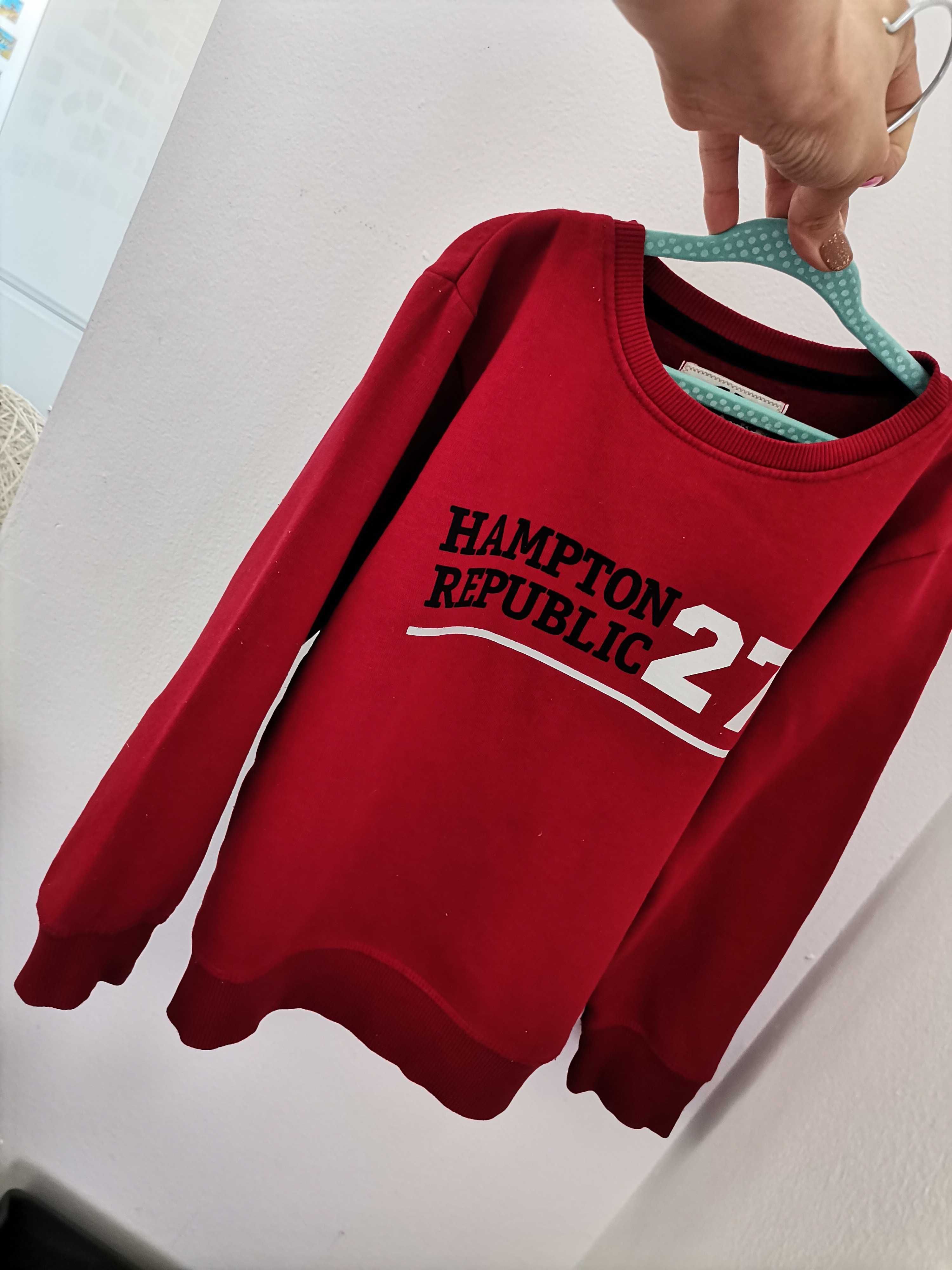 Bluza Hampton 110/116 czerwona