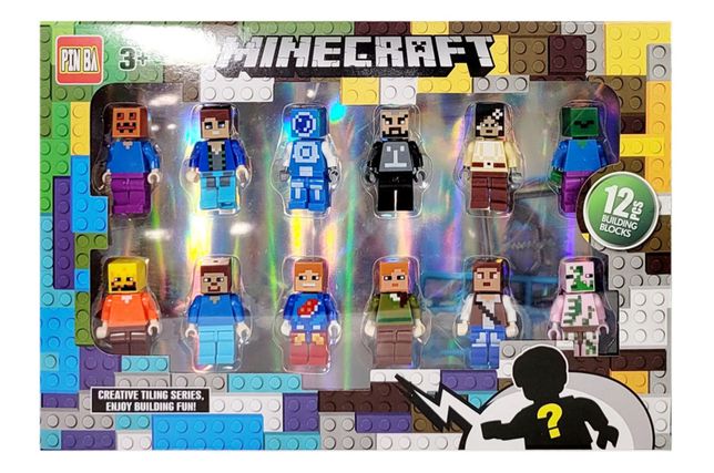 Набір фігурок майнкрафт minecraft 0296E , 12 героїв Minecraft іграшки