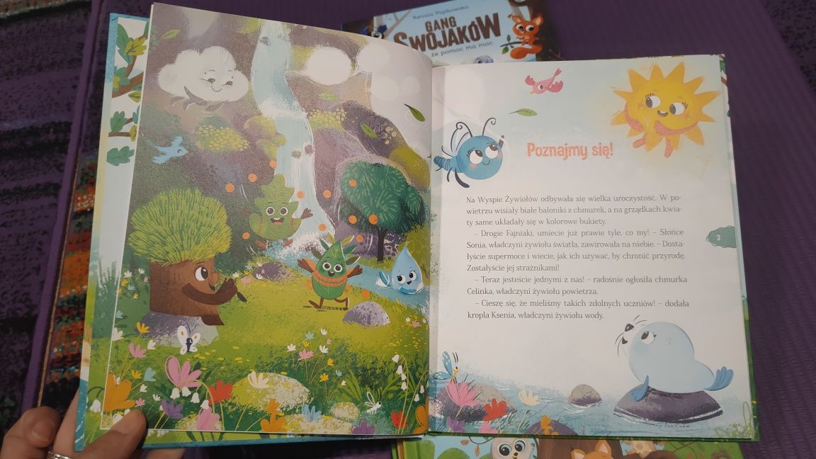 Książki z bajkami edukacyjnymi gang fajniaków biedronka