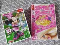 Puzzle Minnie i Barbie