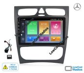 Auto Rádio 9' MERCEDES BENZ W203 e W209 | GPS ANDROID BT USB APPS WIFI