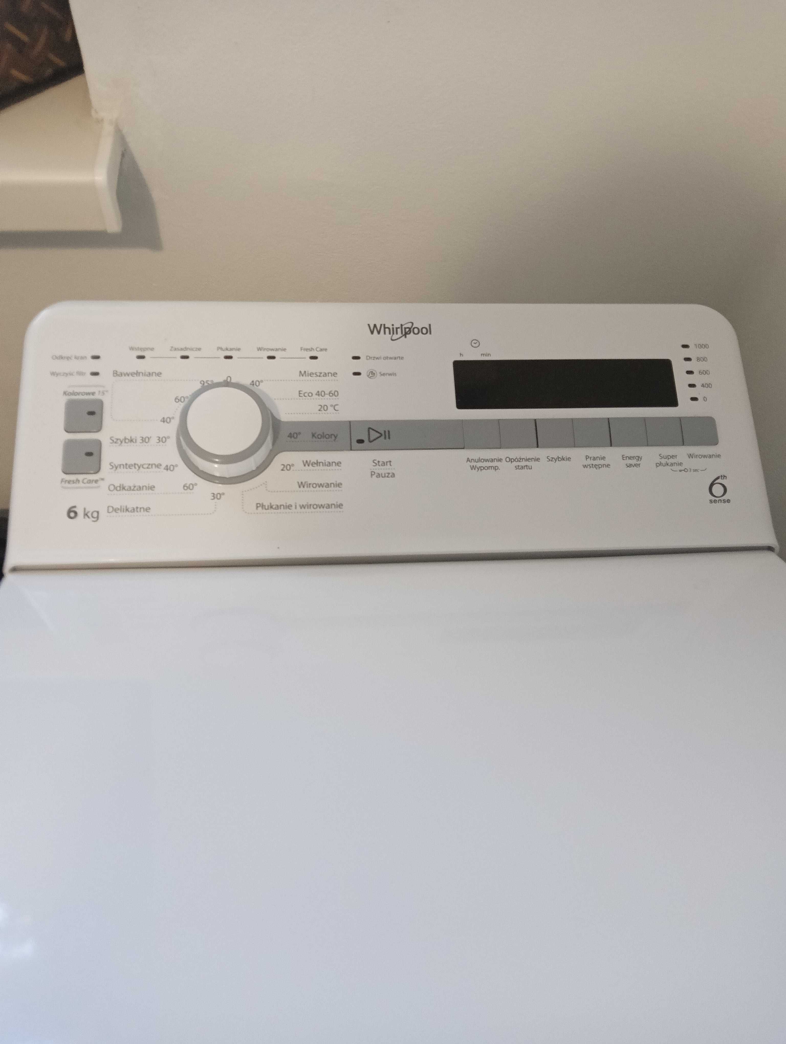 Nowa pralka Whirlpool