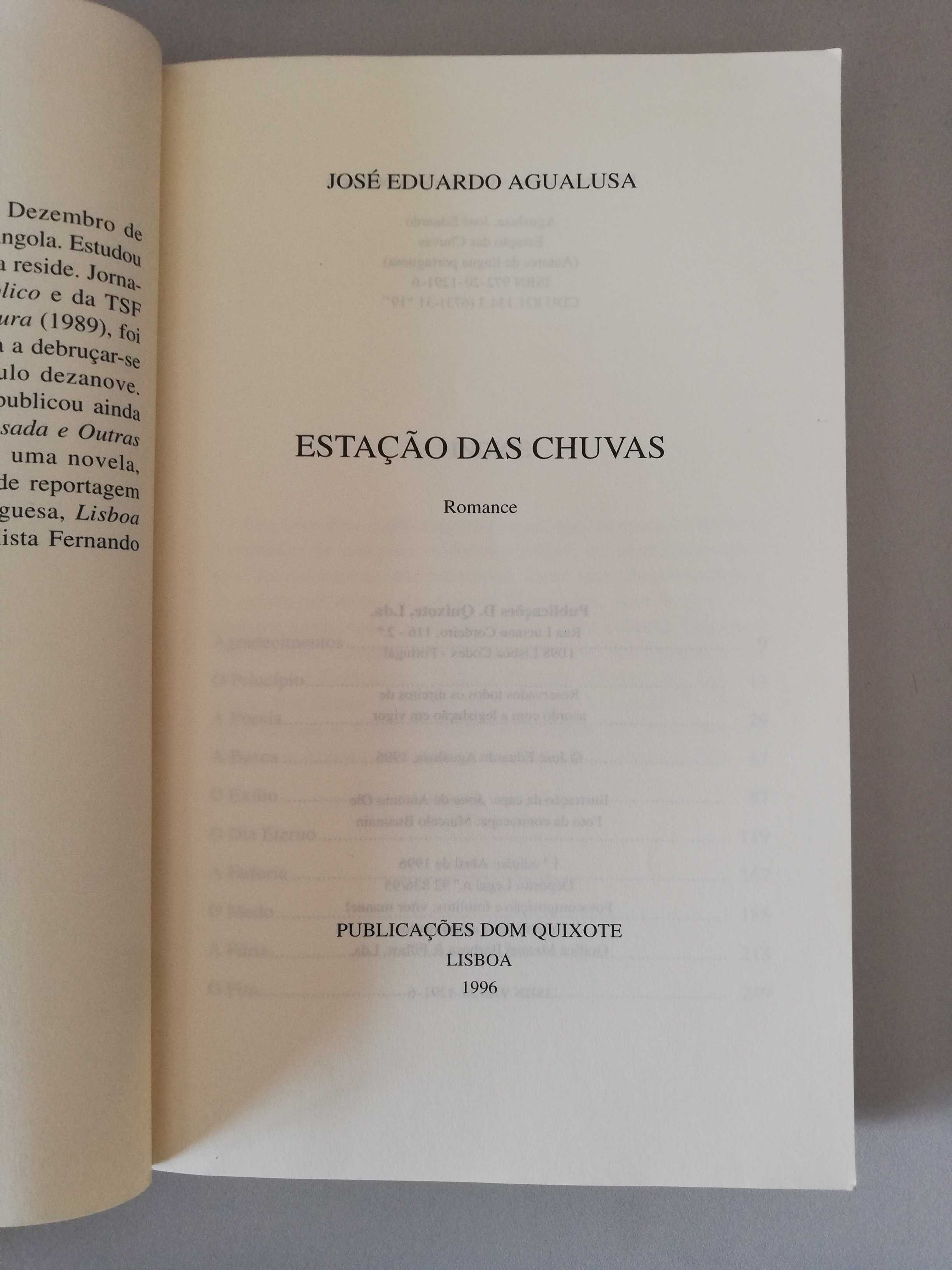 Estação das chuvas - José Eduardo Agualusa