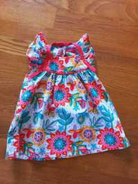 Sukienki niemowlęce letnie, rozmiar 0-3 (5 szt)