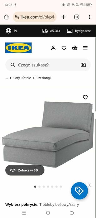 Leżanki Ikea kivik