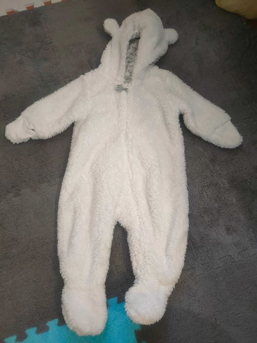 Misio śpiworek pajacyk, rozmiar 68, z ogonkiem i uszkami