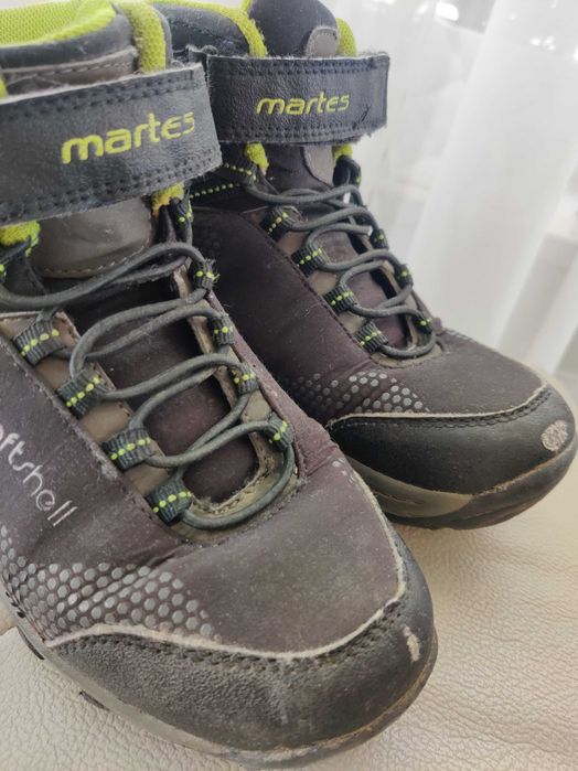 Buty jesienno-zimowe/32/21 cm/na rzepy/górskie/kozaki/trekkingowe