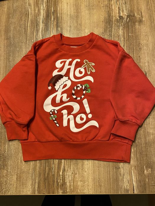 Bluza czerwona świąteczna Sinsay 104