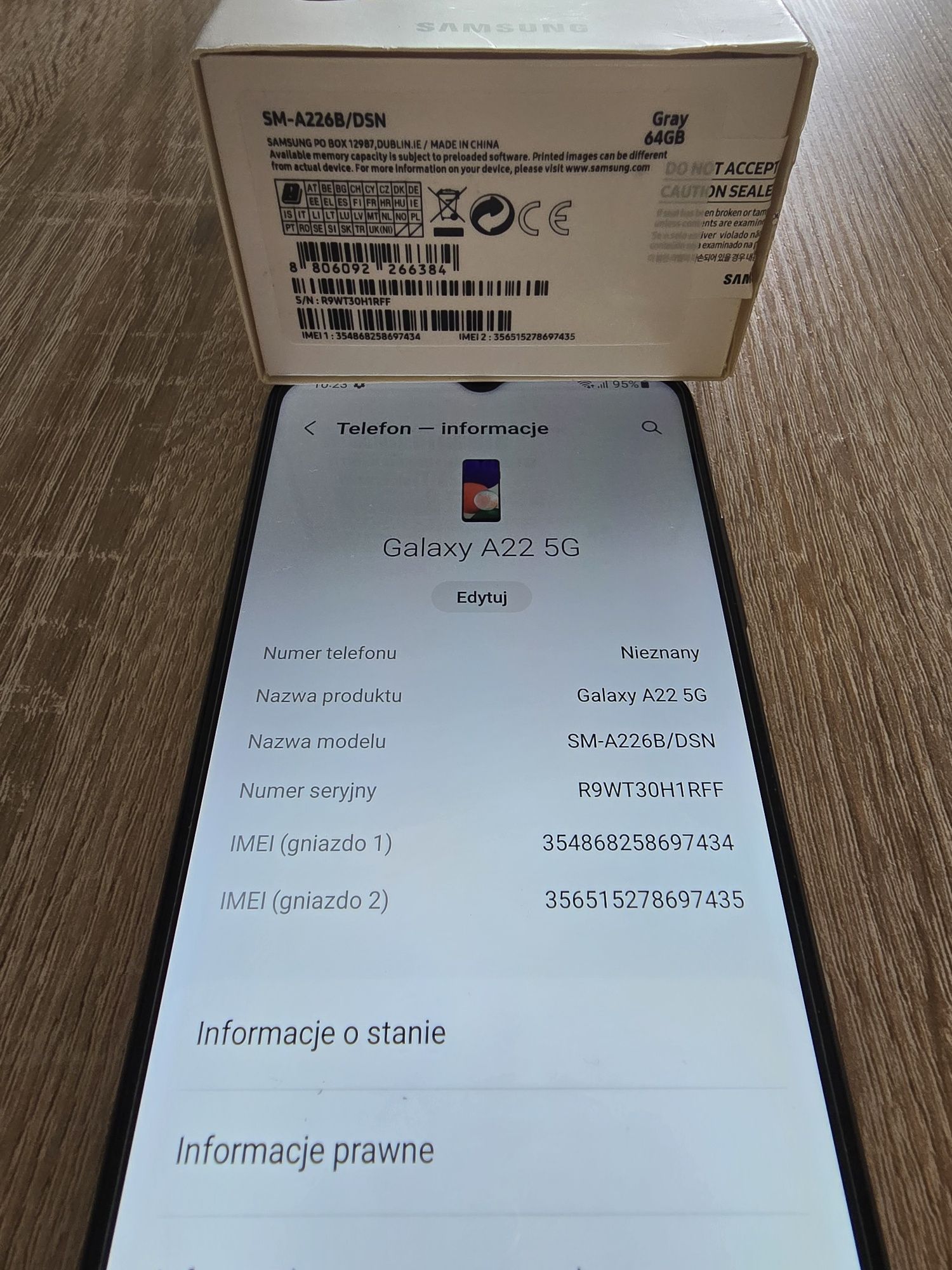 Samsung Galaxy A22 5G sprzedam zamienię