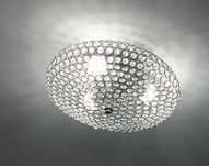 Lampa kryształowa, plafon, 45x20cm