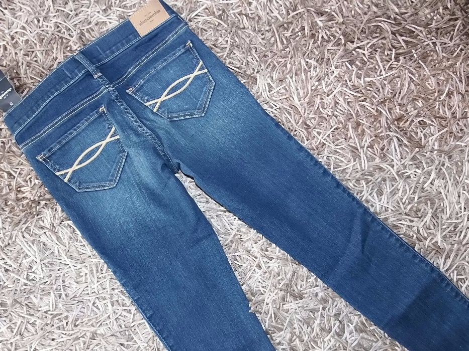 ABERCROMBIE NOWE extra SPODNIE miękki jeans r 152 _ 12 lat