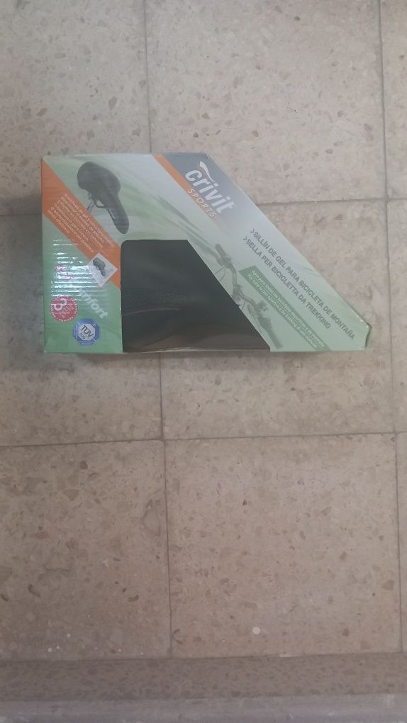Selim de Gel Crivit Sports – Novo na Embalagem