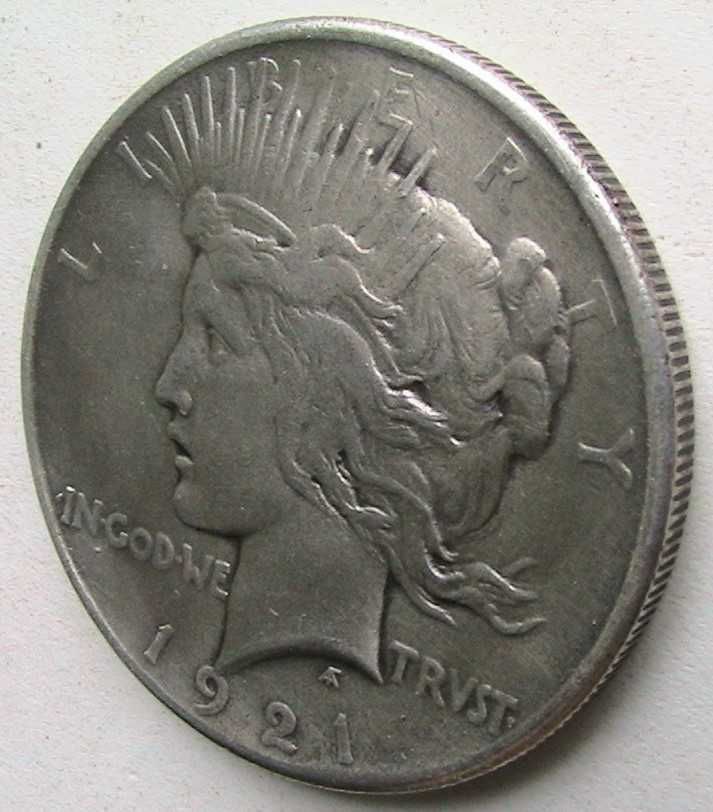 США 1 доллар 1921 Peace Dollar Мирный доллар Редко