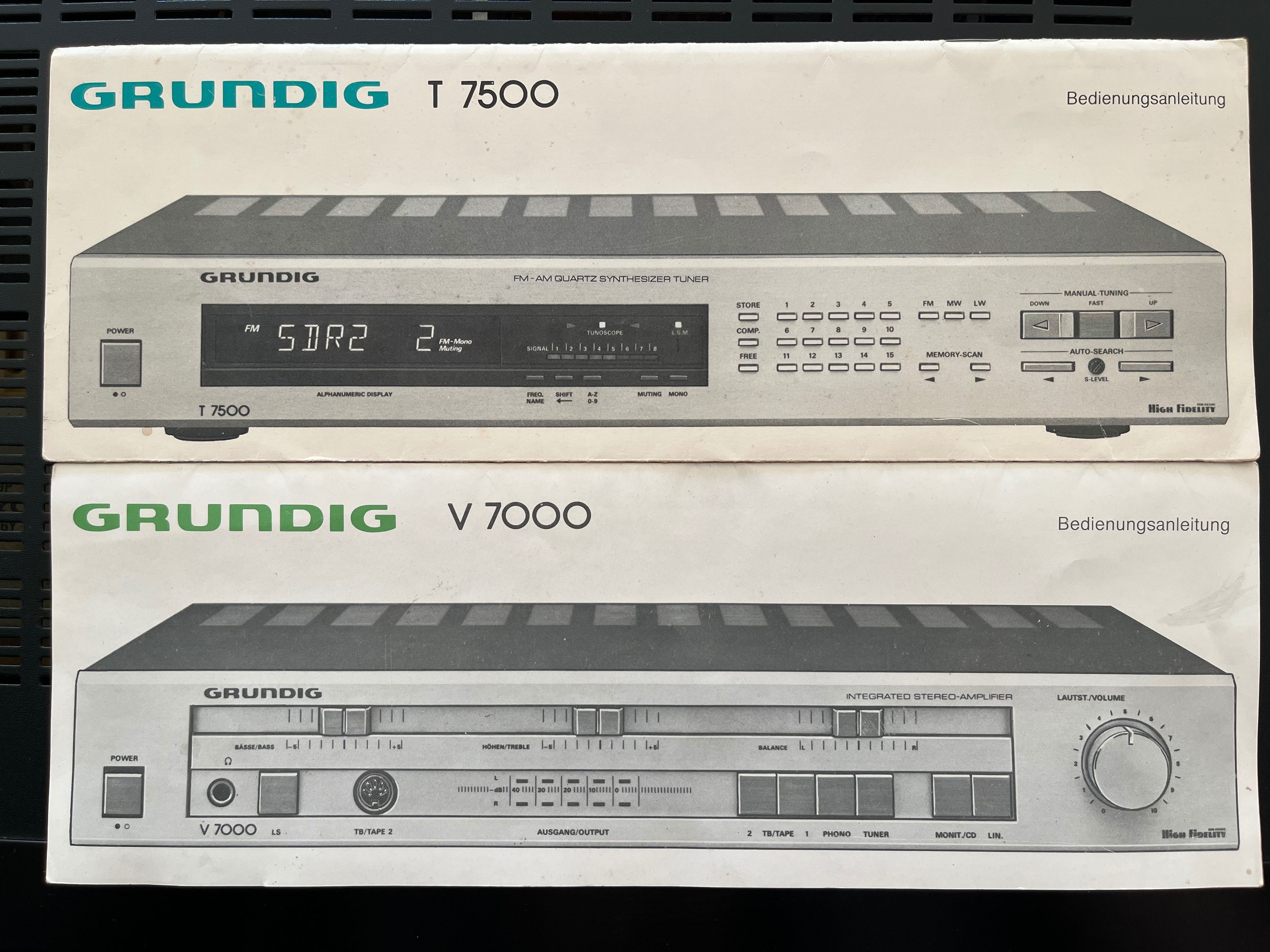 Wzmacniacz radio Grundig V7000 T7500