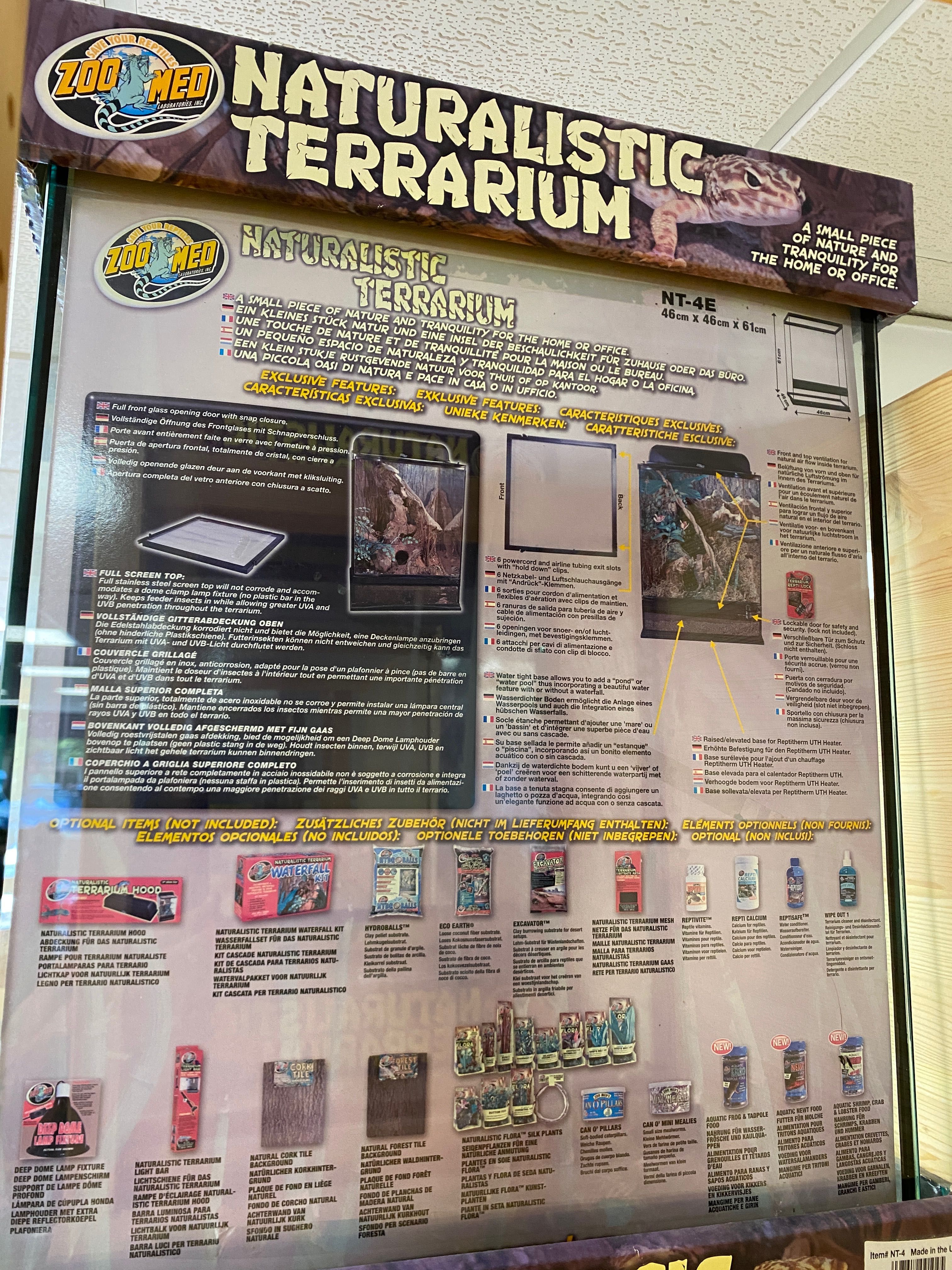 Terrario para Repteis