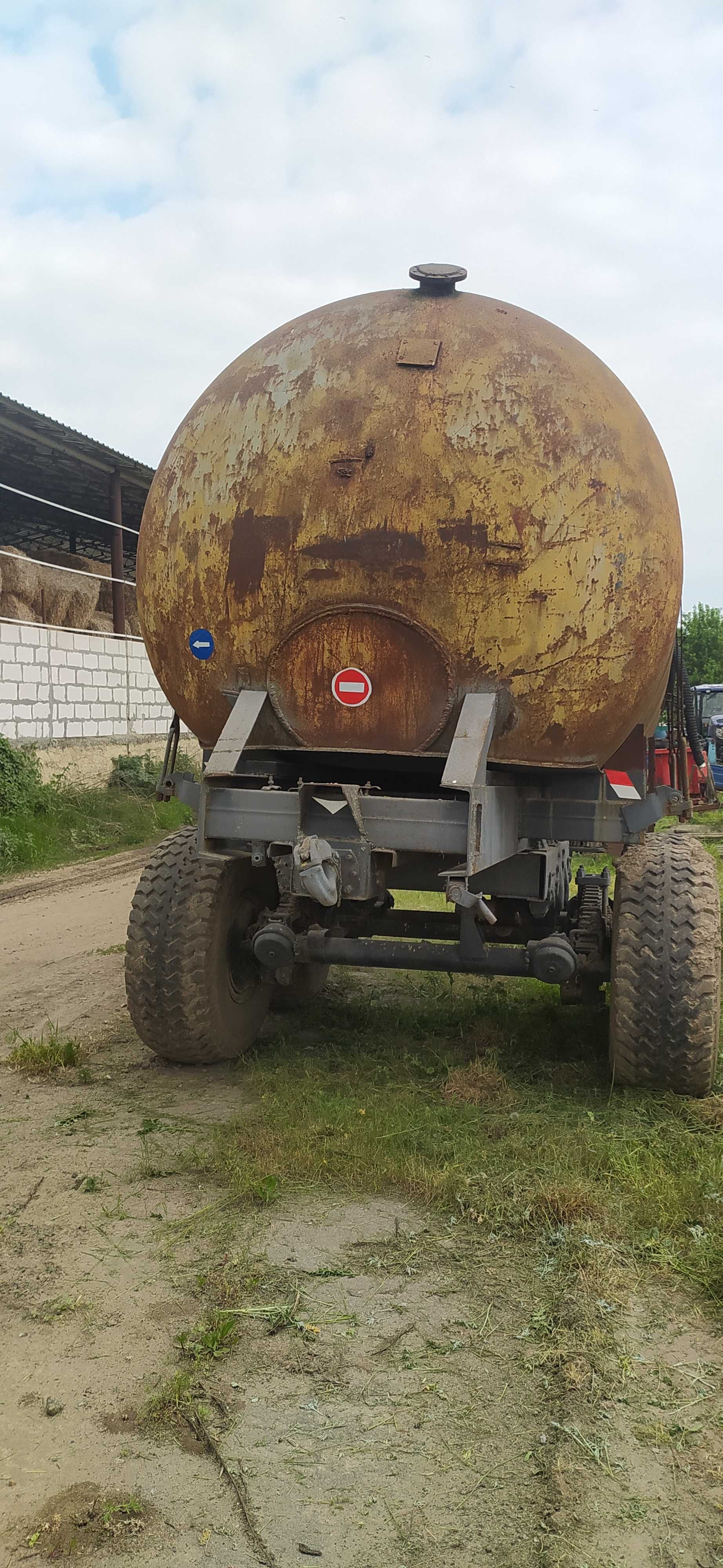 Бочка для води 13 куб на шасі ПТС 10.