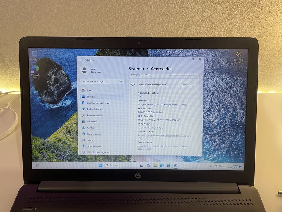 Computador portatil HP