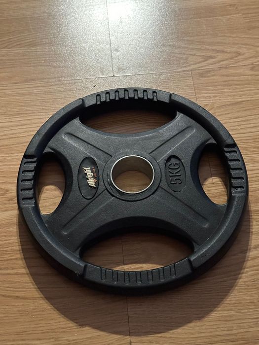 obciążenia olimpijskie ogumowane 5 kg