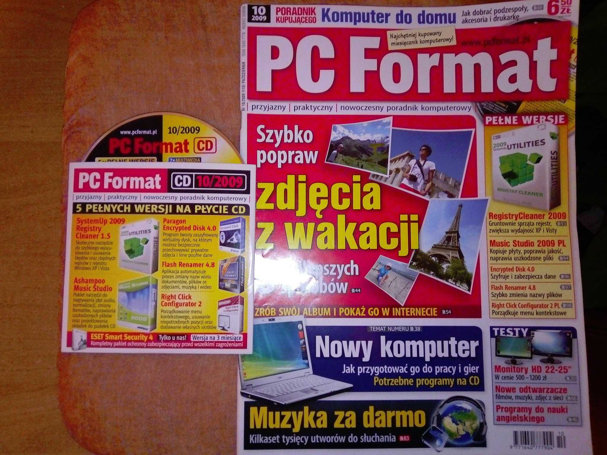 PC Format 10 2009 październik (110) Gazeta + płyta CD Czasopismo
