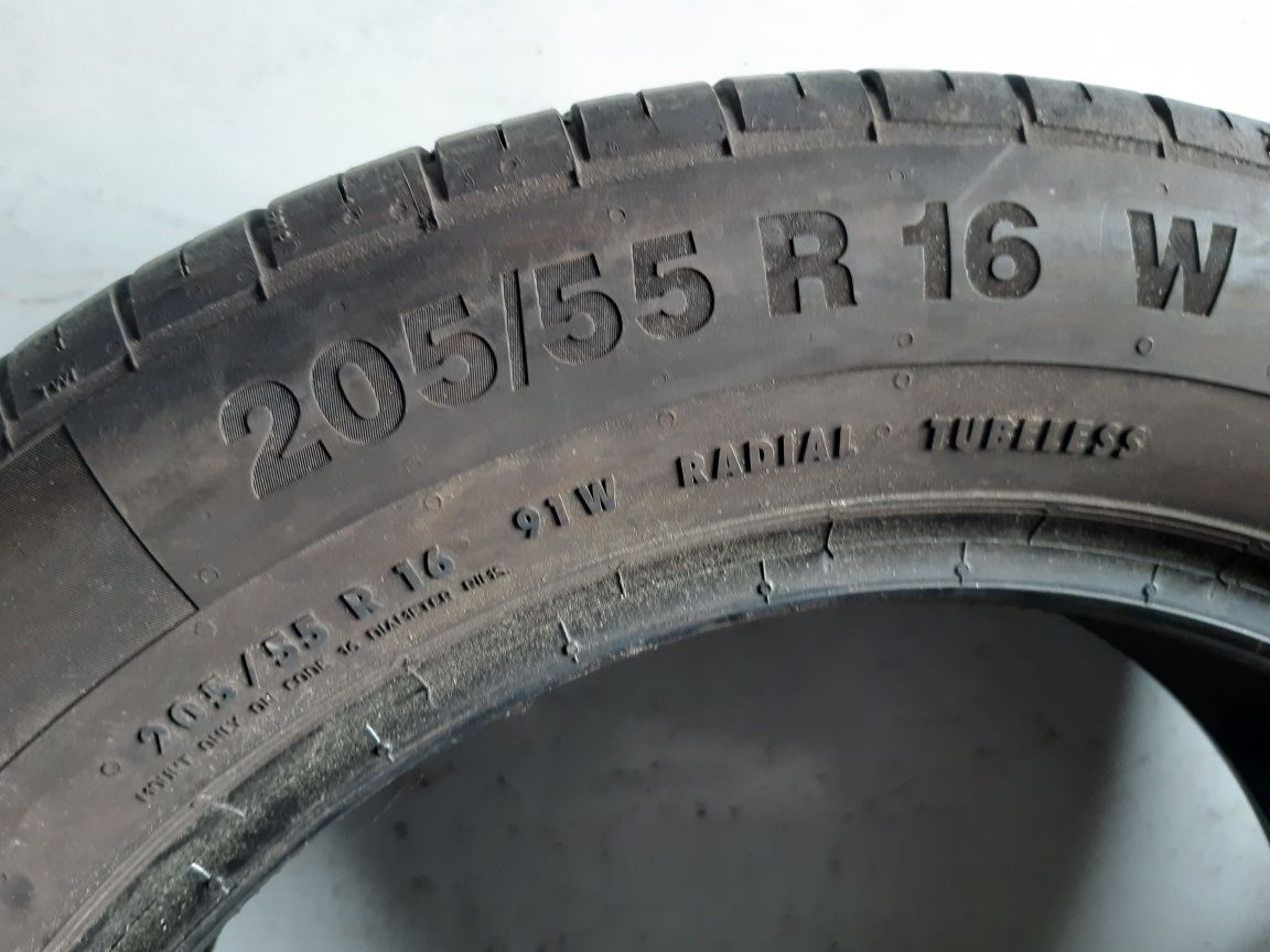 Opony letnie 205/55R16 Continental montaż w cenie