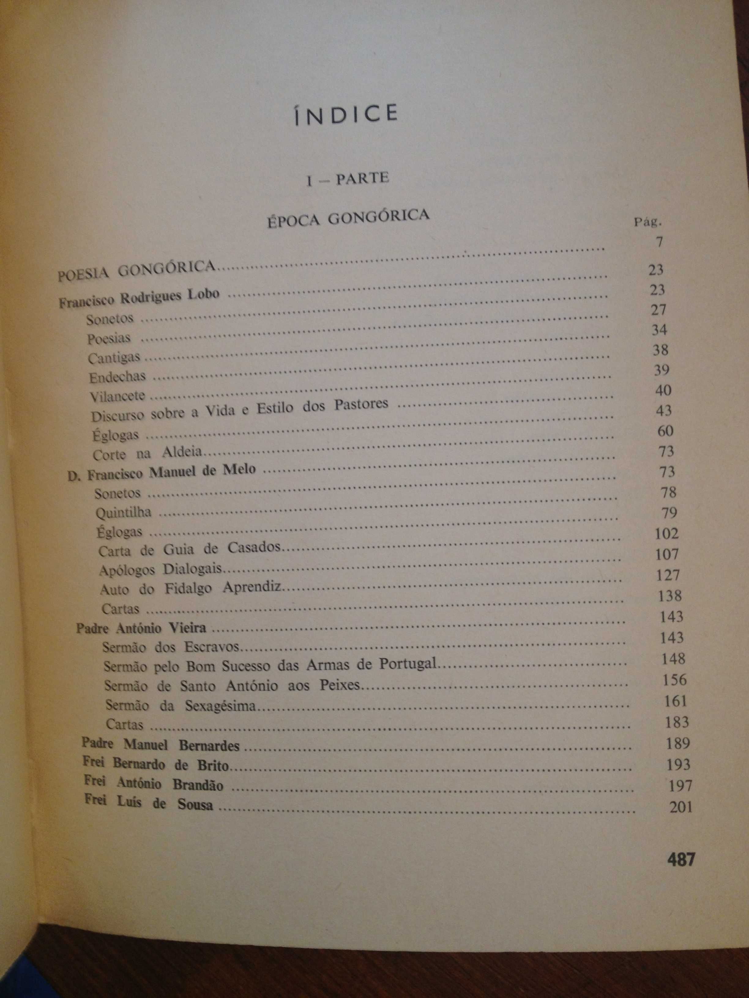 Selecta de textos da época Gongórica e Arcádica (7.º ano)