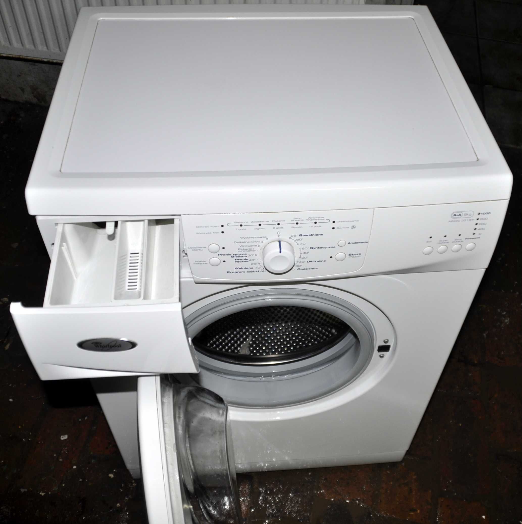 PRALKA PRALKI WHIRLPOOL 1000 obr 5 kg gratis transport gwarancja
