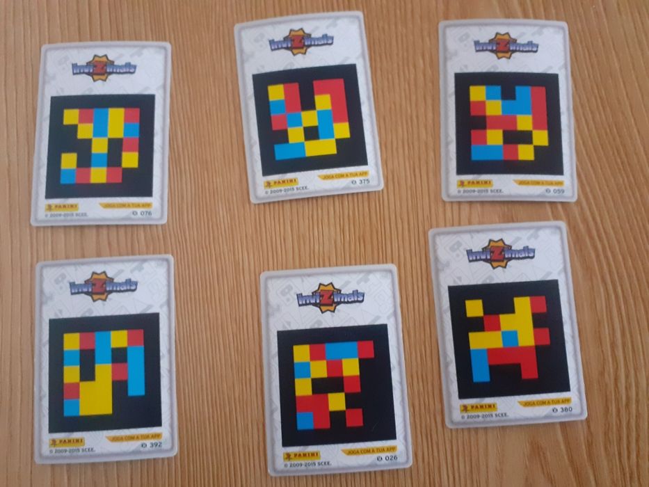 Cartas Invizimals edição "metal"