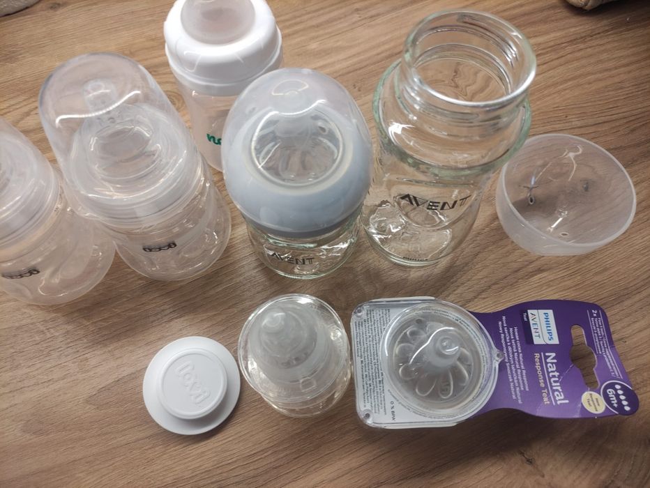 Zestaw butelek wyprawka Philips Avent Canpo neno lovi lansinoh suavine