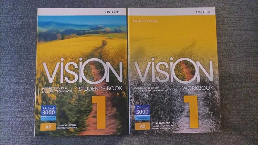 Vision 1 podręcznik + ćwiczenia. NOWE !!