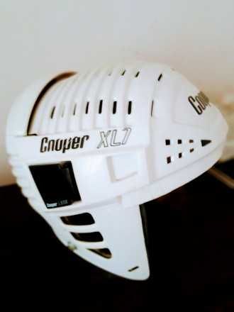 Шлем Cooper XL7 з автографом Ол.Чемпіона 1992р.Дмитра Юшкевича