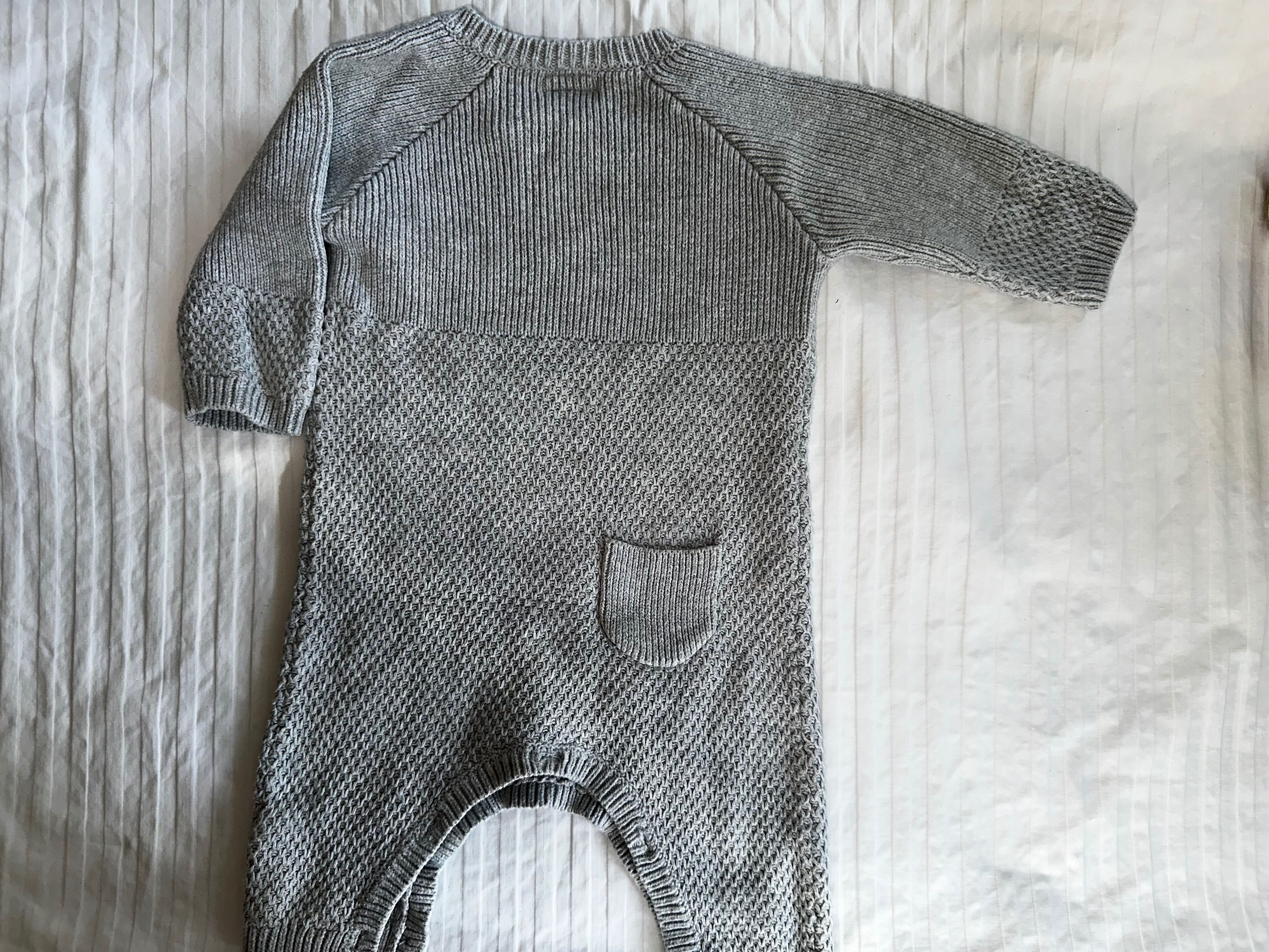 Kombinezon wiązany pajacyk / romper Mamas & Papas 0–3 m
